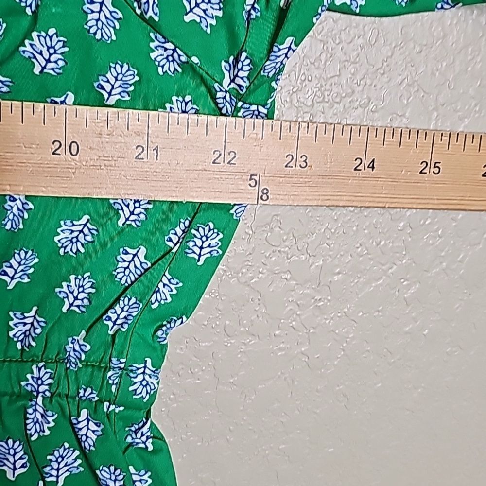 NWOT J.crew 16 Short Sleeve Cinch tie Waist shirt dress green - Picture 11 of 11